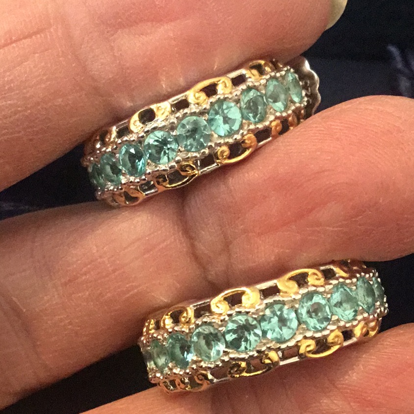 Nwot Michael Valitutti Natural Dauphine Appetite Gemstone Hoop Earrings